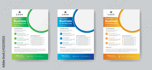 Corporate Business flyer template vector design
