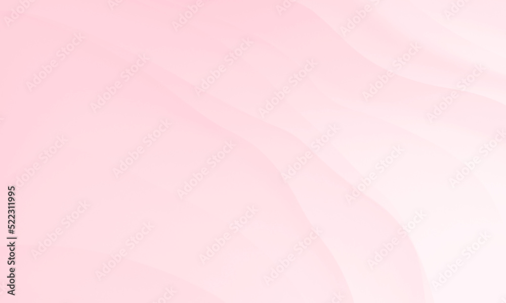 Abstract pink white colors gradient with wave lines pattern texture background.