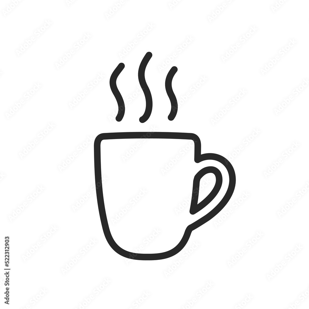 Drink Cup Icon - Vector Sign Drink Cup Icon - Vector Sign