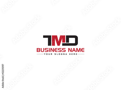 Initial TMD Logo Letter Vector, Monogram TM Logo Icon Design For Unique Business photo