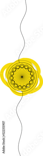 Happy Raksha Bandhan Typographic Design Template