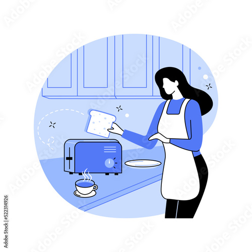 Making a toast isolated cartoon vector illustrations.