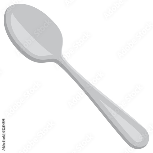 spoon on white
