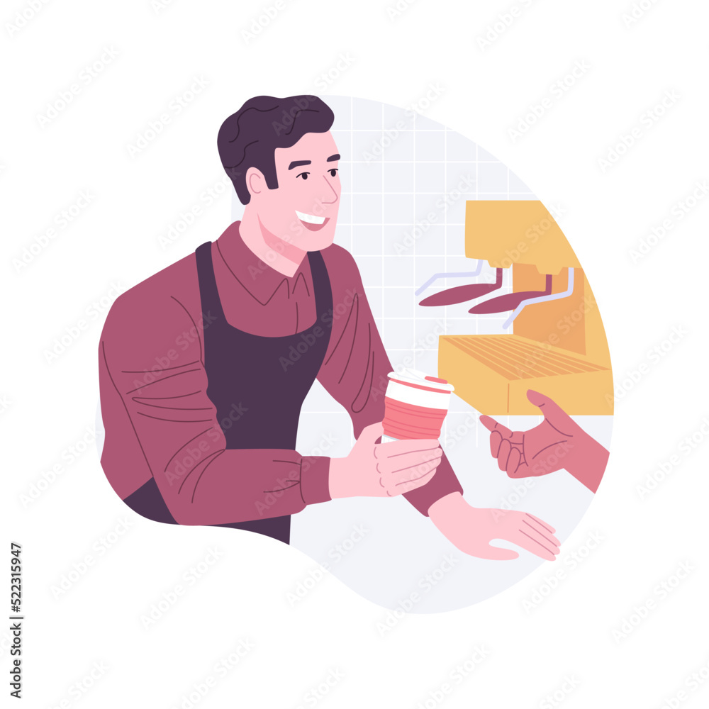 Bring your own cup isolated cartoon vector illustrations. Bring your own cup isolated cartoon vector illustrations.
