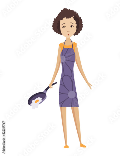 Tired woman household. Housewives charactersbusy domestic coking work. Sad mom working at home, tired female. Unhappy girl tired from housework
