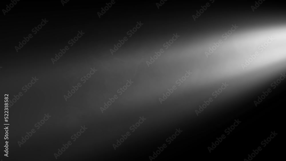 flare light beam with smoke and dust particle effect