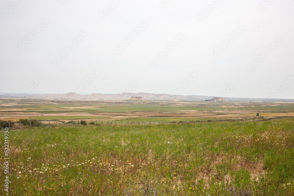 View at Bardenas desert Spain Navarre