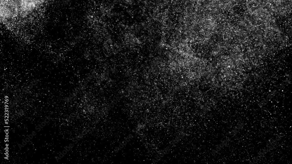 Abstract white smoke in slow motion.  Smoke, Cloud of cold fog