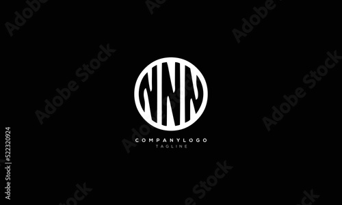NNN Abstract initial monogram letter alphabet logo design photo