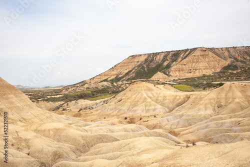 View at Bardenas desert Spain Navarre