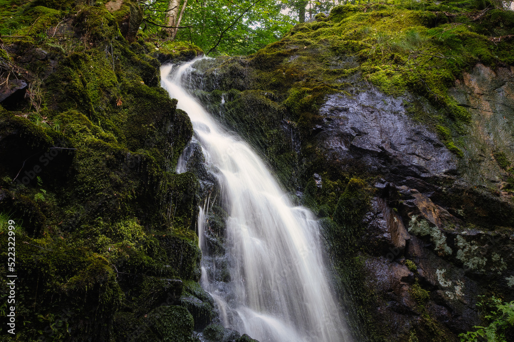 Beautiful waterfall in Laholm, Sweden. Long exposure ￼photo.