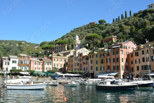 Village de Portofino sur la c  te italienne