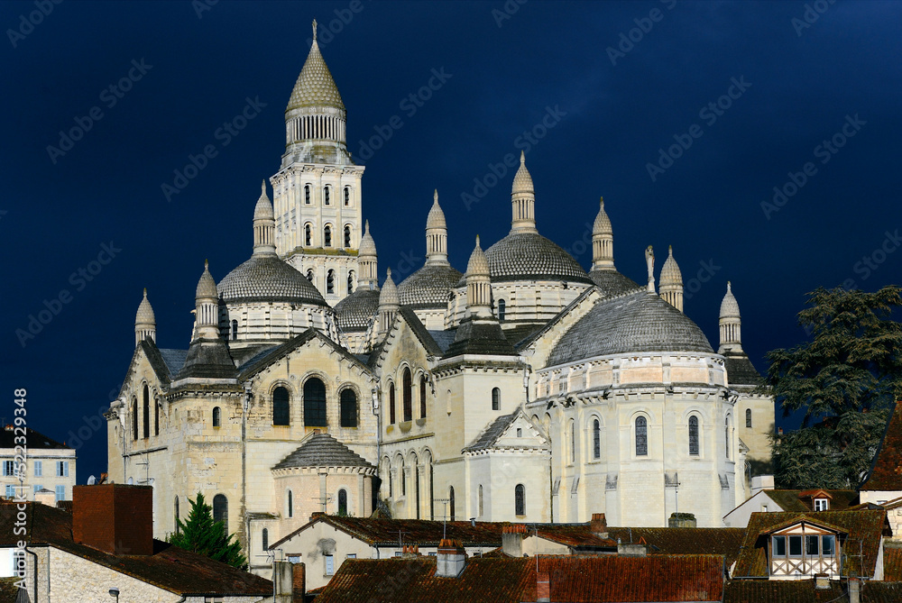 Saint-Front Cathedral, old town of Périgueux,  World Heritage Sites of the Routes of Santiago de Compostela in France,  Dordogne, Aquitaine, France, Europe