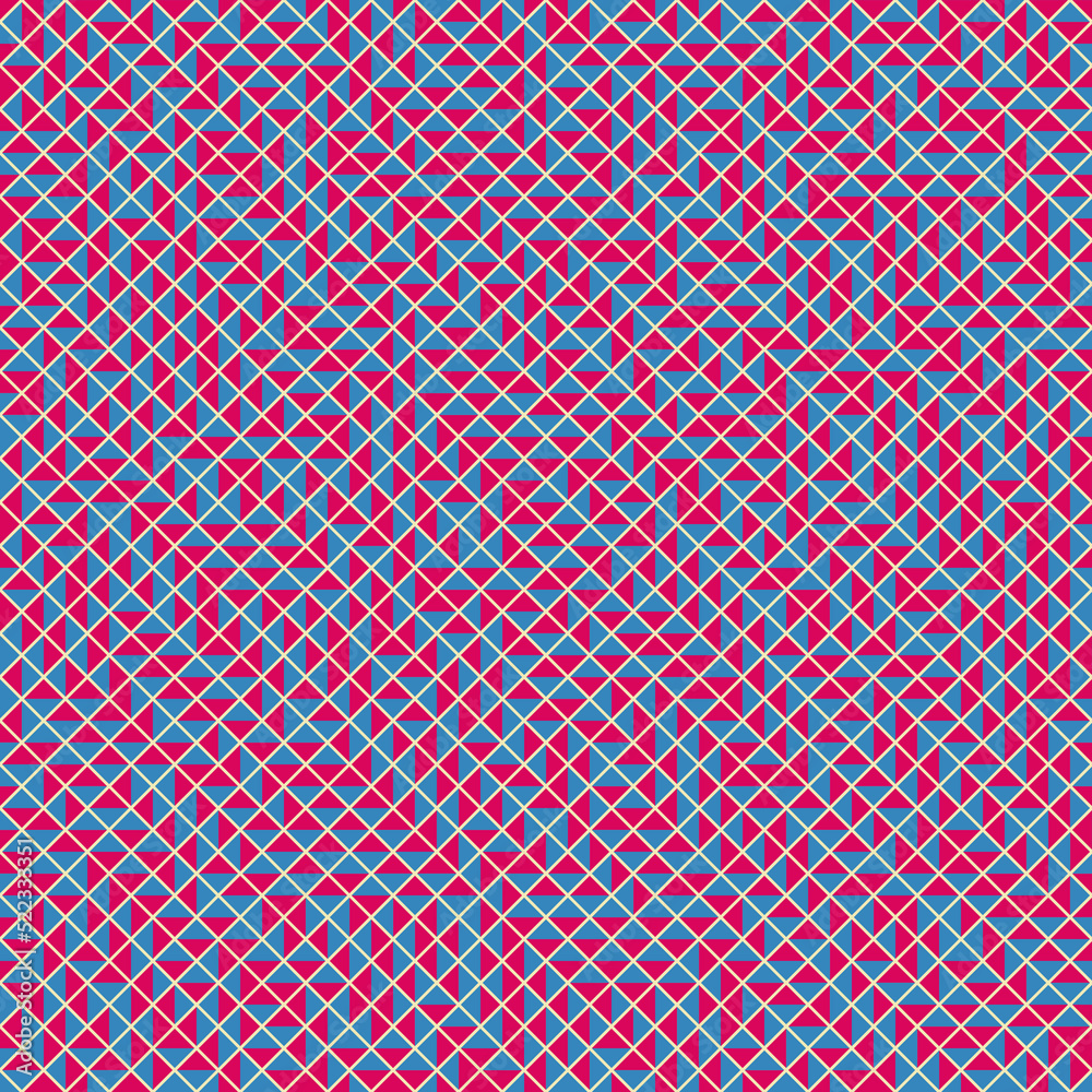 Color Rhombus tile tessellation pattern illustration Color Rhombus tile tessellation pattern illustration
