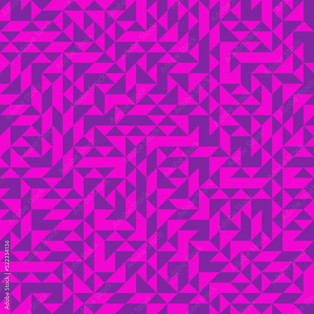 Fototapeta premium Color Rhombus tile tessellation pattern illustration