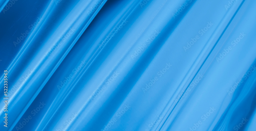 Obraz premium blue bent metal sheet with visible texture. background
