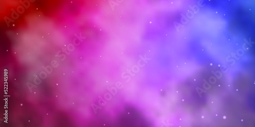 Wallpaper Mural Light Blue, Yellow vector background with colorful stars. Torontodigital.ca