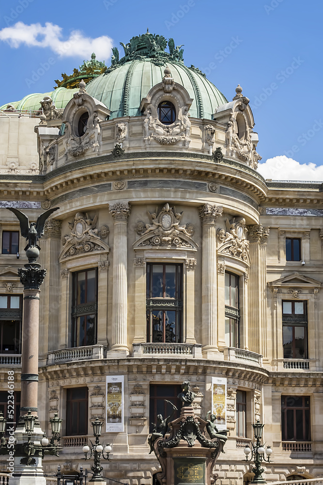 Opera National de Paris: Grand Opera (Garnier Palace) is famous neo-baroque building in Paris, France - UNESCO World Heritage Site. Opera National de Paris: Grand Opera (Garnier Palace) is famous neo-baroque building in Paris, France - UNESCO World Heritage Site.