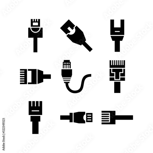 ethernet icon or logo isolated sign symbol vector illustration - high quality black style vector icons
