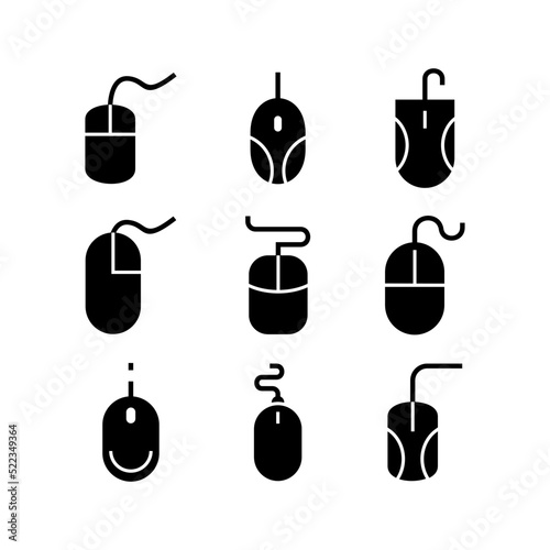 mouse icon or logo isolated sign symbol vector illustration - high quality black style vector icons 