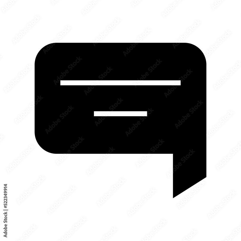message icon or logo isolated sign symbol vector illustration - high quality black style vector icons

