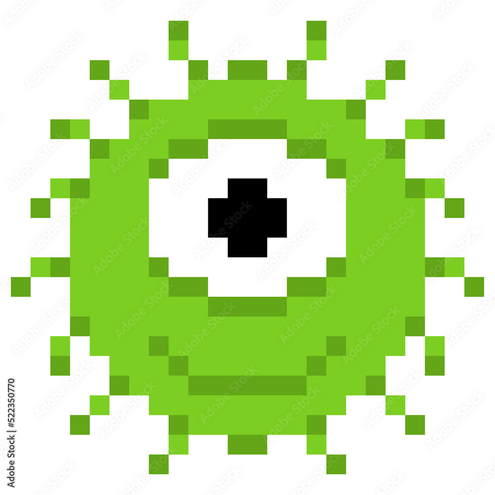 Pixel art alien Pixel art alien