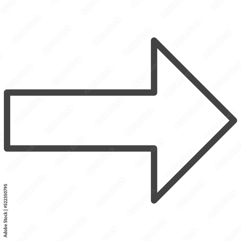 outline arrow icon outline arrow icon