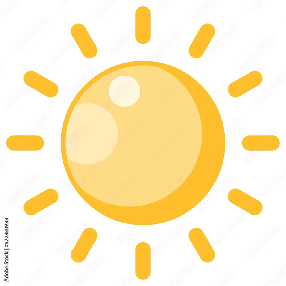 Sun or brightness icon