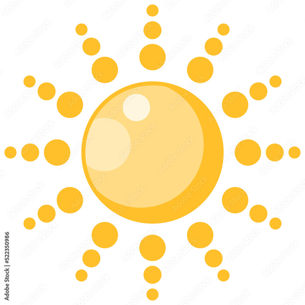 Sun or brightness icon