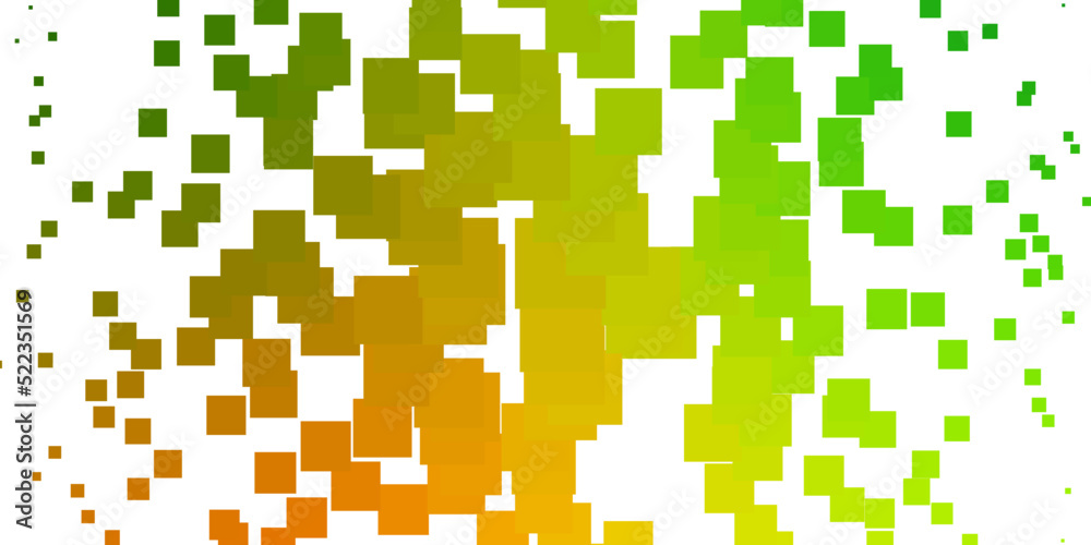 Light Green, Yellow vector background with rectangles. Light Green, Yellow vector background with rectangles.