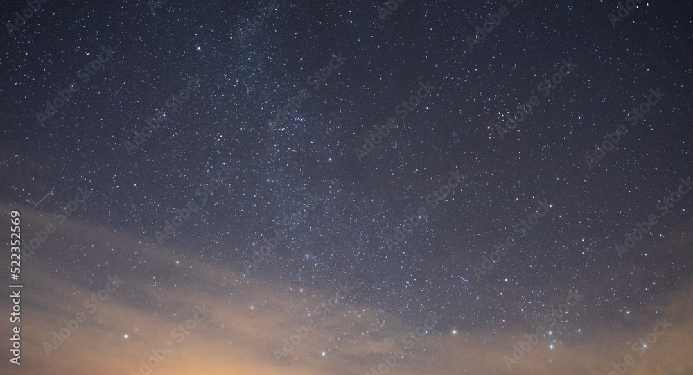 Obraz premium Starry sky on a clear summer night