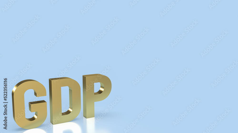 gold gdp for business concept 3d rendering gold gdp for business concept 3d rendering