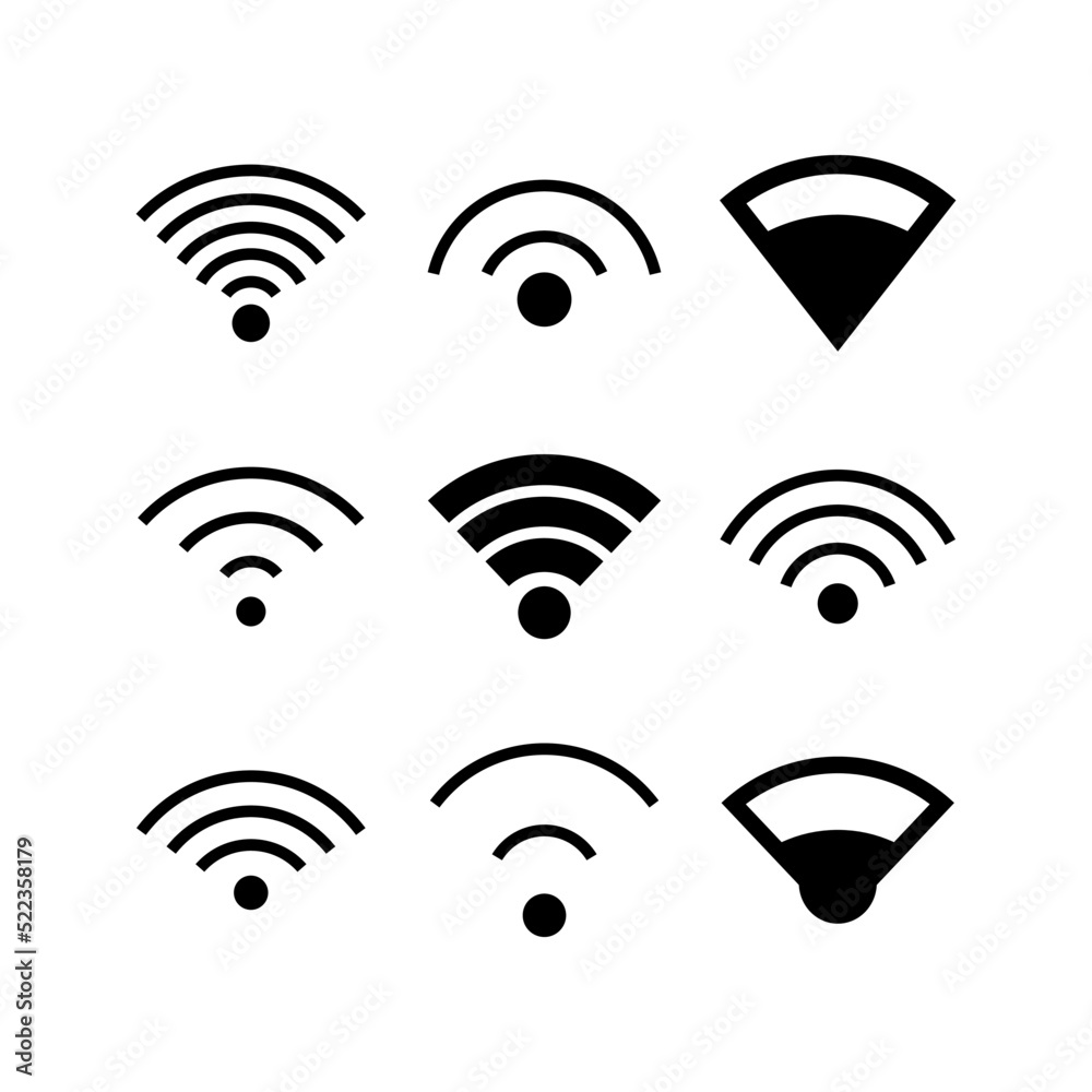 wifi icon or logo isolated sign symbol vector illustration - high quality black style vector icons
wifi icon or logo isolated sign symbol vector illustration - high quality black style vector icons