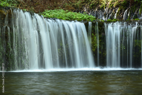 waterfall of wide angle  Shiraito  Karuizawa