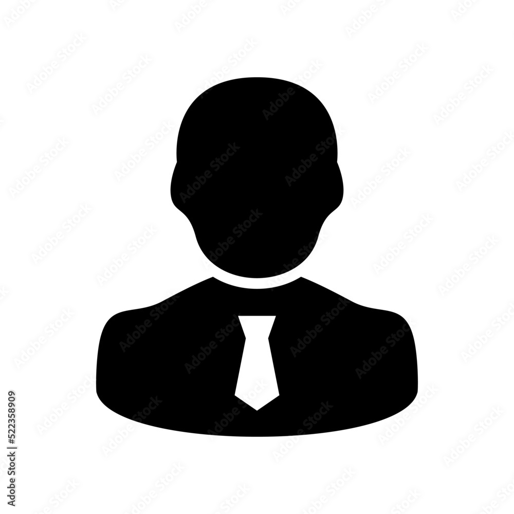 business man icon or logo isolated sign symbol vector illustration - high quality black style vector icons
