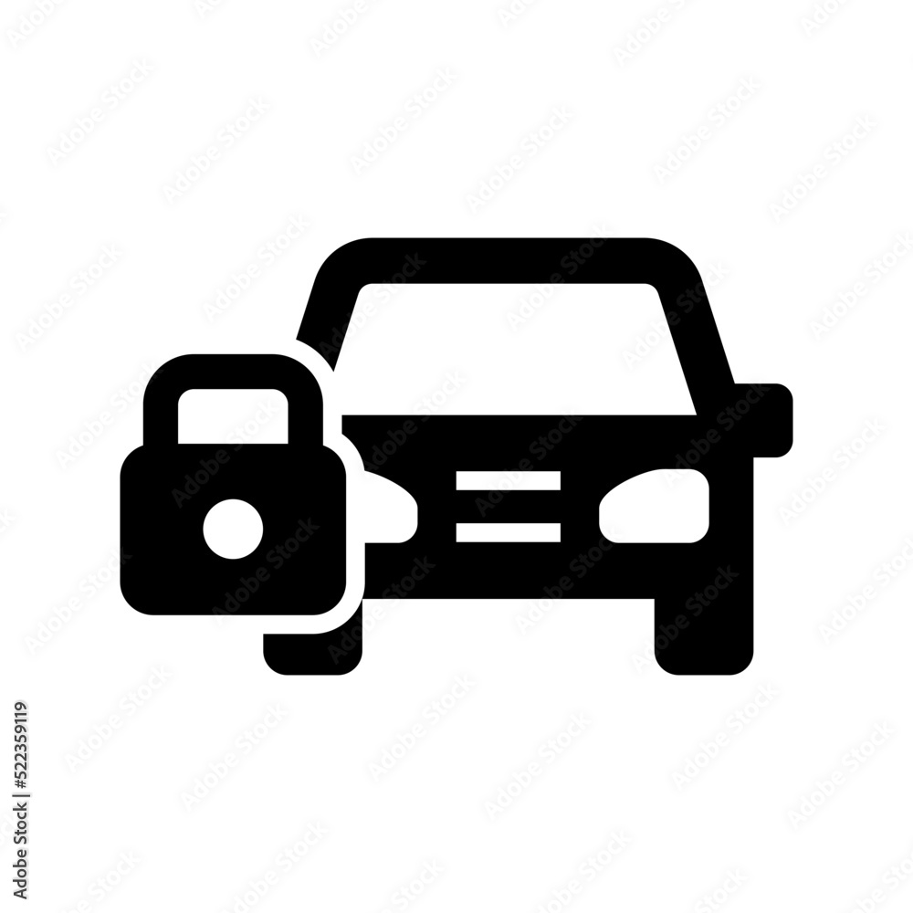 car lock icon or logo isolated sign symbol vector illustration - high quality black style vector icons
car lock icon or logo isolated sign symbol vector illustration - high quality black style vector icons