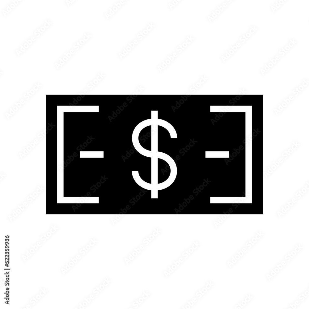 dollar icon or logo isolated sign symbol vector illustration - high quality black style vector icons
