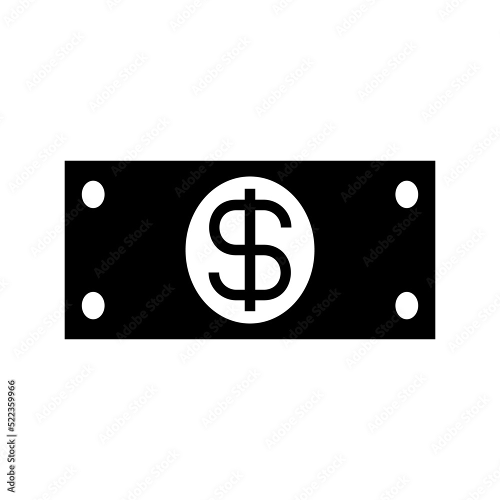 dollar icon or logo isolated sign symbol vector illustration - high quality black style vector icons
