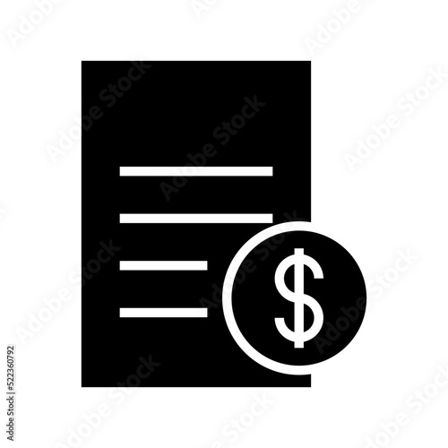 invoice icon or logo isolated sign symbol vector illustration - high quality black style vector icons  © Rudi supriyanto