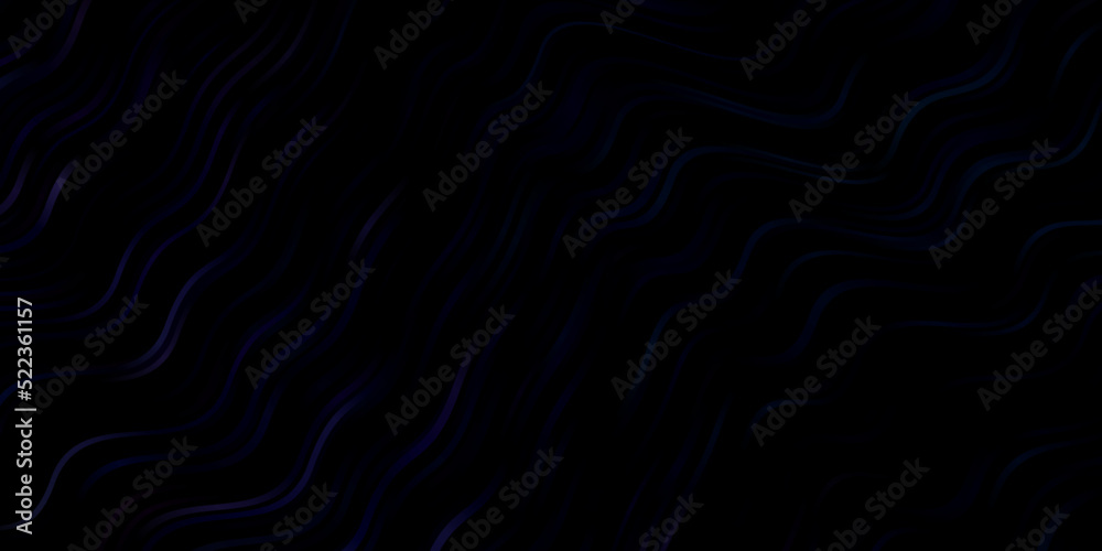 Dark Pink, Blue vector template with curved lines. Dark Pink, Blue vector template with curved lines.