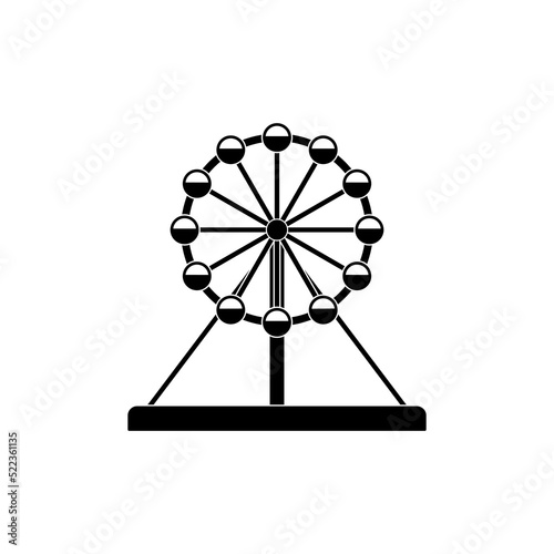 Canvas Print singapore building icon, singapore building vector sign symbol