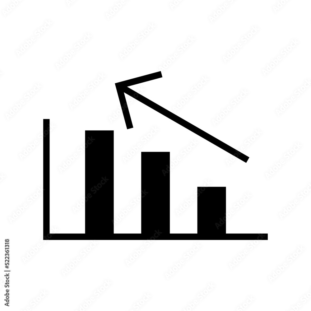 loss chart icon or logo isolated sign symbol vector illustration - high quality black style vector icons
loss chart icon or logo isolated sign symbol vector illustration - high quality black style vector icons
