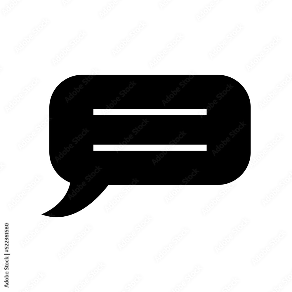 Naklejka premium message icon or logo isolated sign symbol vector illustration - high quality black style vector icons 