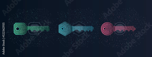 Colorful private keys