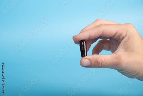 medical candles for catarrhal urological diseases, prostate cystitis treatment copy space.