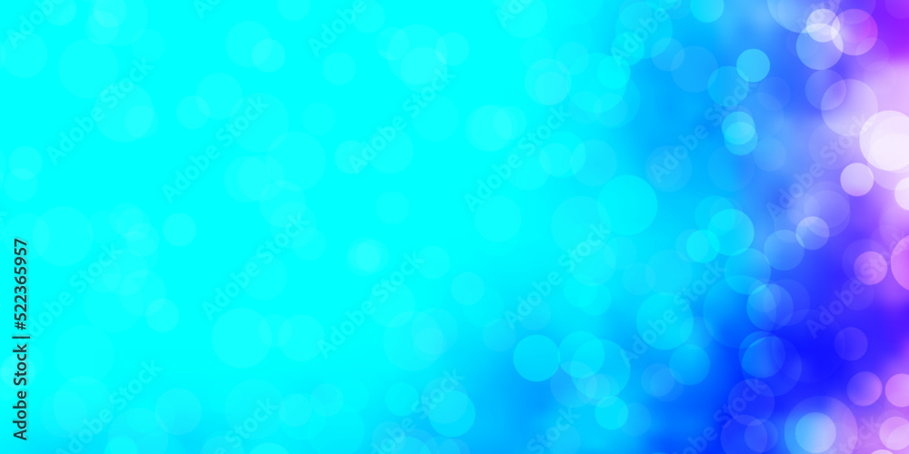 Light Pink, Blue vector background with circles. Light Pink, Blue vector background with circles.