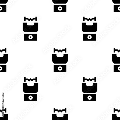 Single Stun gun pattern. Stun gun concept. filled trendy Vector seamless Pattern, background, wallpaper