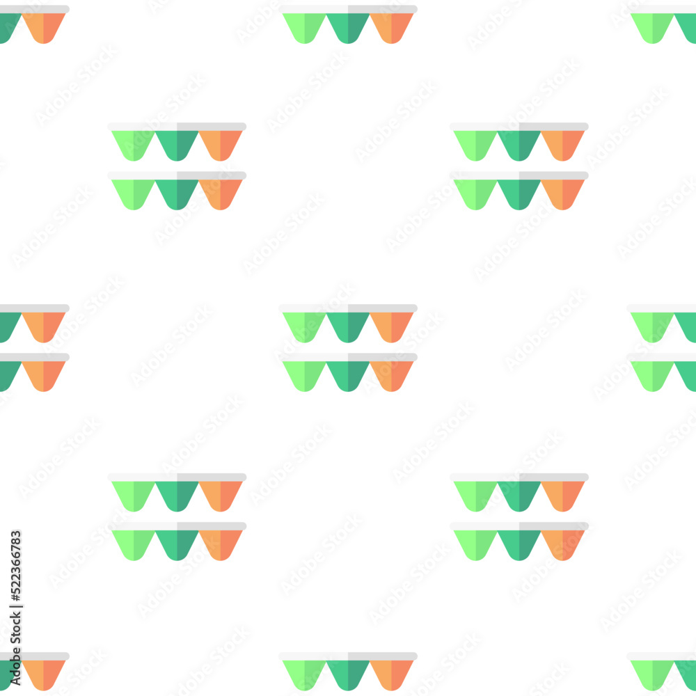 Single garland pattern. garland concept. flat trendy Vector seamless Pattern, background, wallpaper Single garland pattern. garland concept. flat trendy Vector seamless Pattern, background, wallpaper