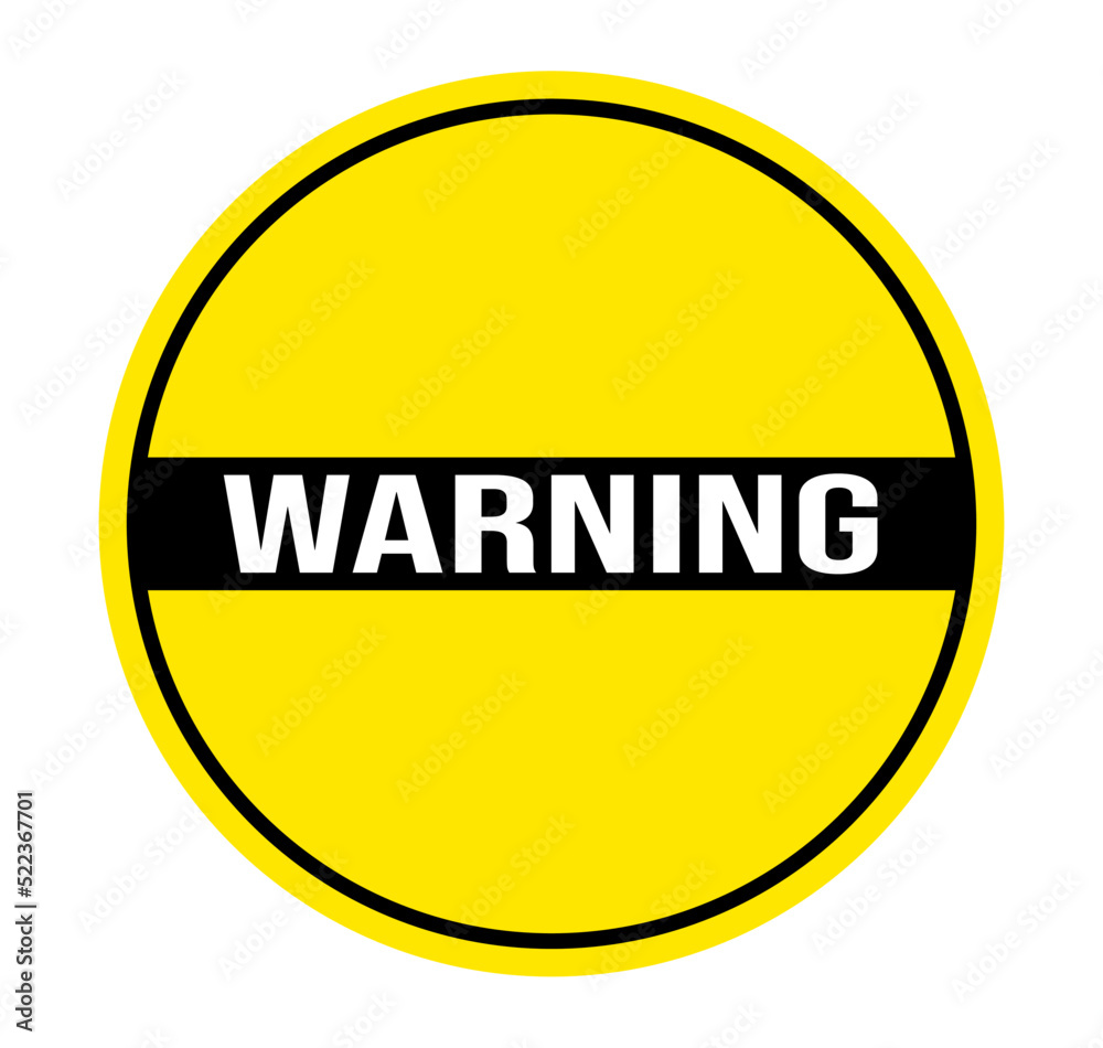 warning stickers and labels frame on the door with custom text. Vector illustration warning stickers and labels frame on the door with custom text. Vector illustration