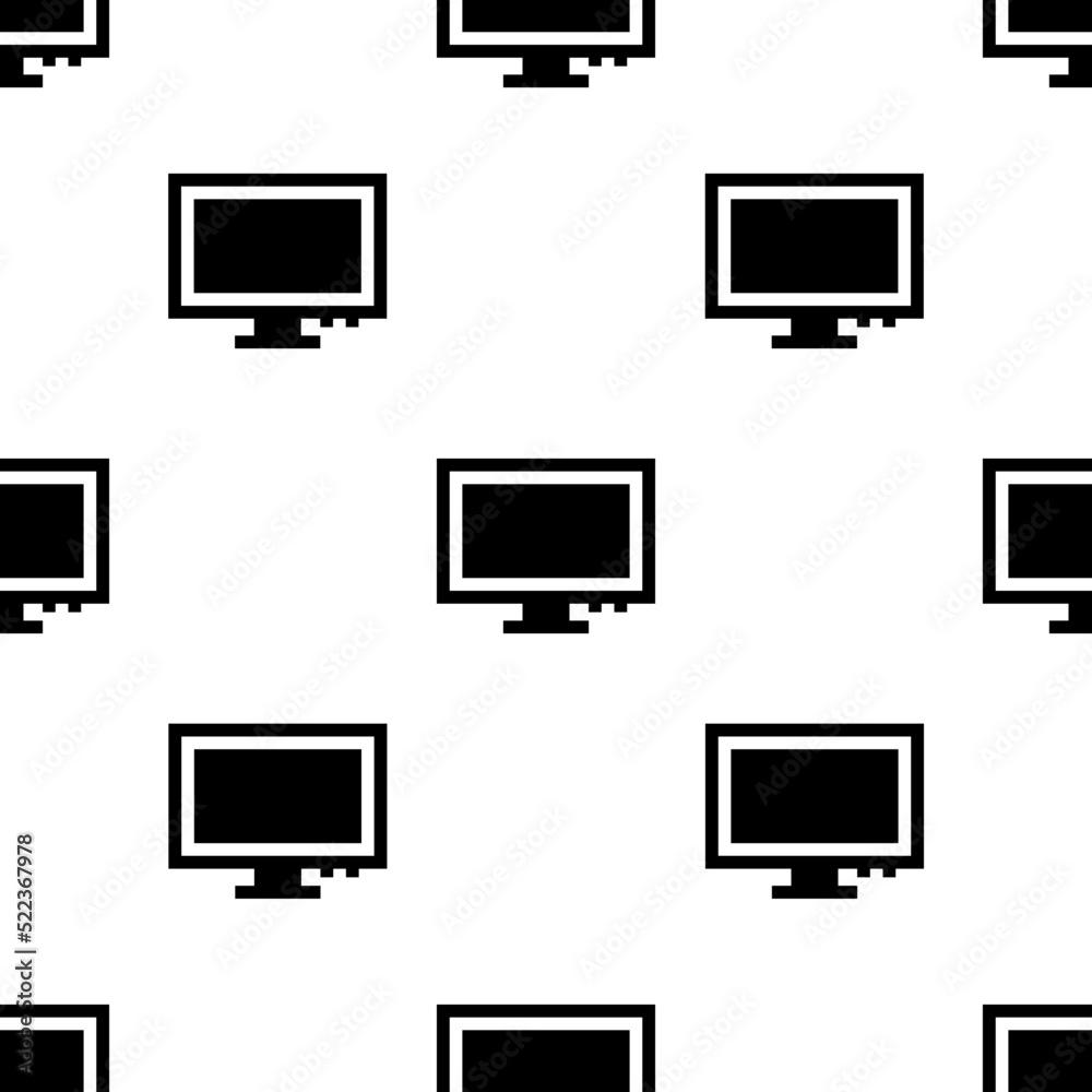 Single Monitor pattern. Monitor concept. filled trendy Vector seamless Pattern, background, wallpaper Single Monitor pattern. Monitor concept. filled trendy Vector seamless Pattern, background, wallpaper